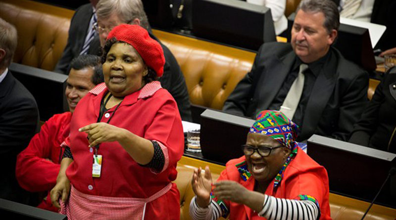 Membros do EFF no Parlamento da África do Sul