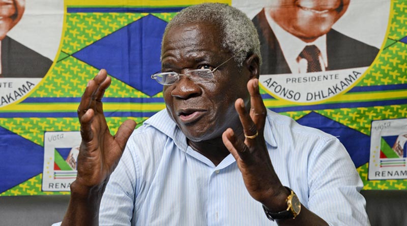 Afonso Dhlakama, líder da Renamo