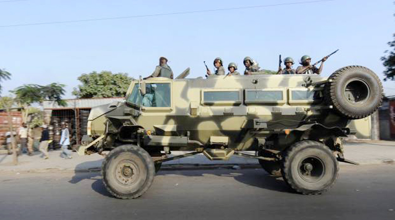 Carro de assalto da Polícia da República de Moçambique