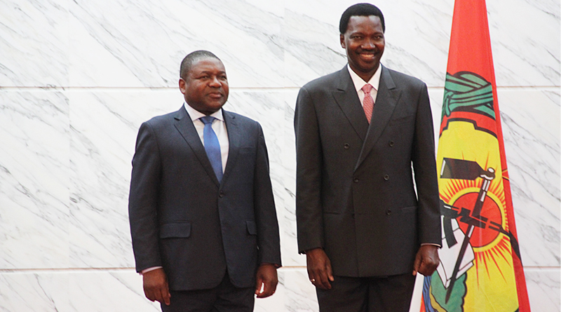 Presidente Nyusi com Zandamela, o novo Governador do Banco de Moçambique
