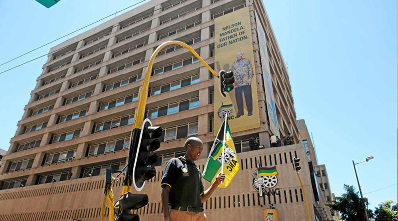 Vista parcial da sede do ANC em Joanesburgp