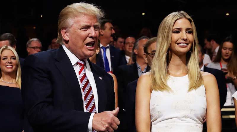 Trump e sua filha Ivanka