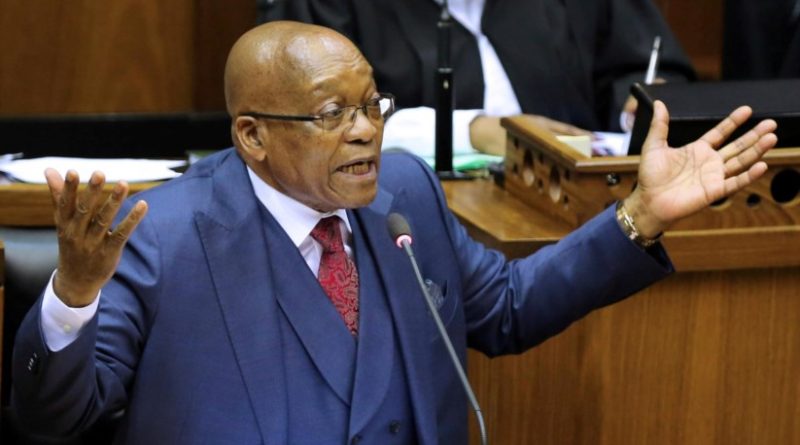 Jacob Zuma na barra do tribunal