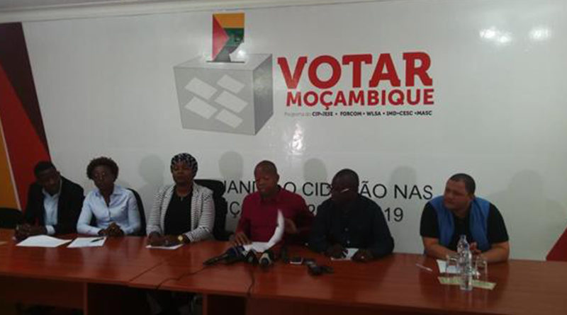Está lindo o mapa político de Moçambique