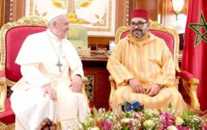 Papa Francisco e o Rei (Maomé VI) do Marrocos