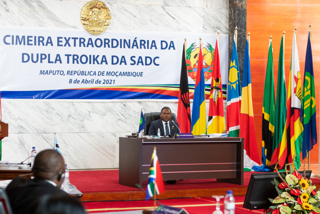 Alguns dos líderes da SADC que recentemente estiveram reunidos em Maputo