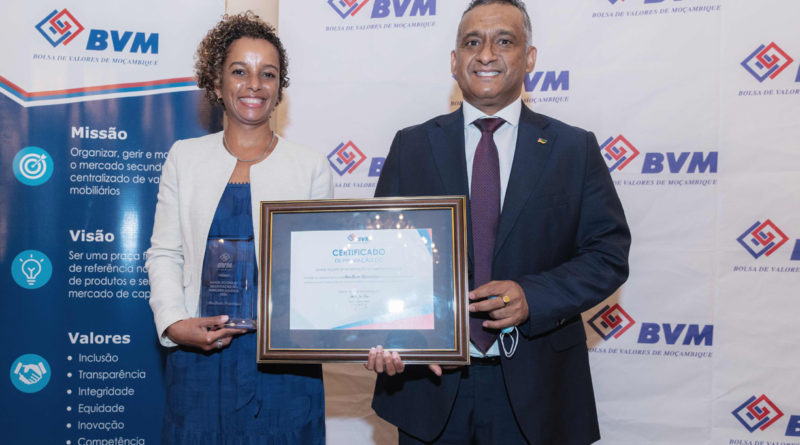 Absa Bank Moçambique distinguido como Melhor Intermediário Financeiro no Mercado Bolsista pela pela Bolsa de Valores (BVM)