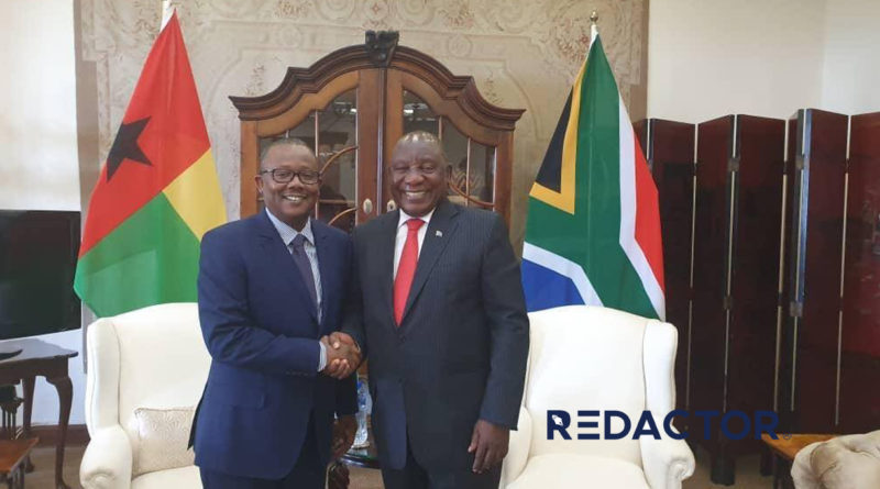 Umaro Sissoco Embaló visita África do Sul, com o episódio de 01 de Fevereiro deste 2022 na agenda para o frente-a-frente com o presidente Matamela Cyril Ramaphosa