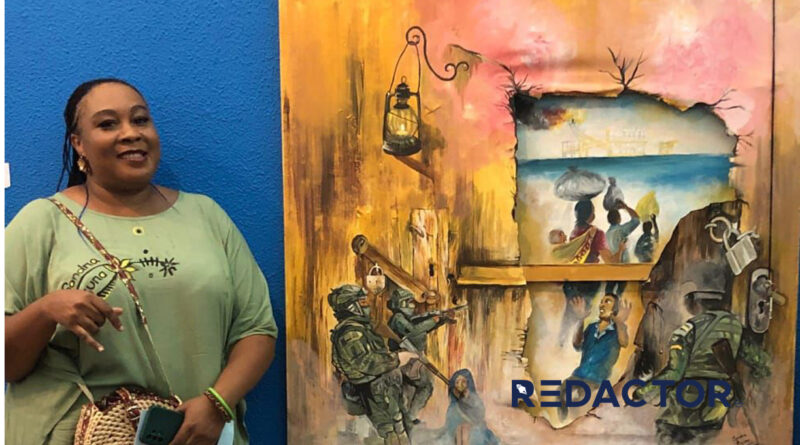 Entre cores e sentidos a arte de Sandra Pizura