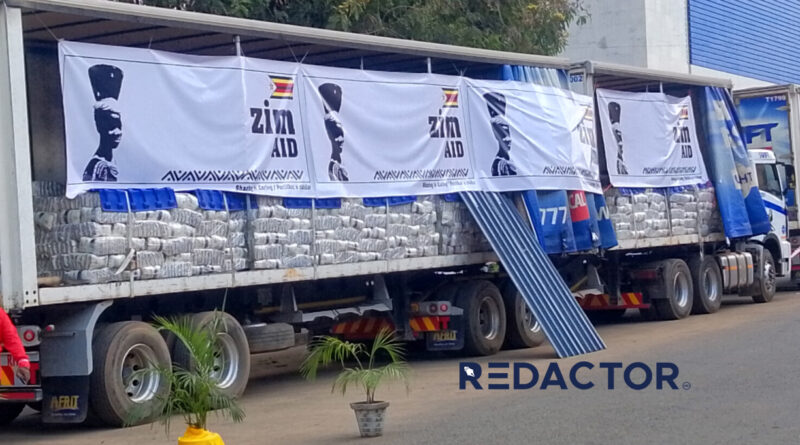 Zimbabwe entrega ajuda para apoiar vítimas de intempéries em Moçambique