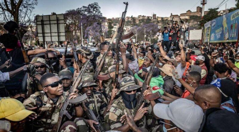 O alerta do quartel-general do CAPSAT de Madagáscar