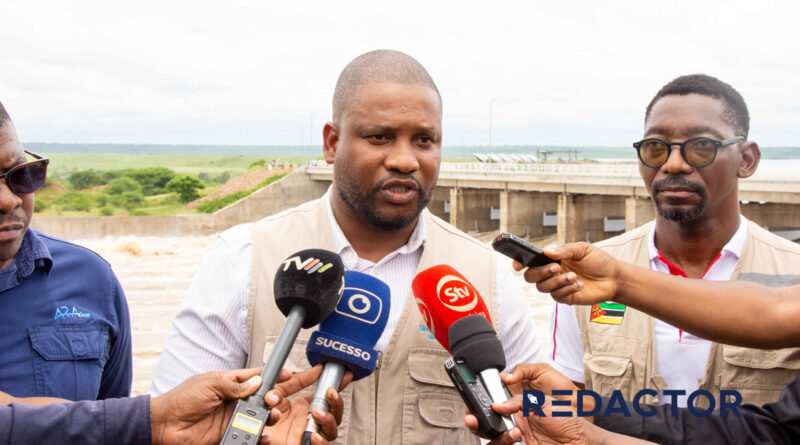 Ministro das Obras Públicas avalia situação hidrológica na Barragem de Massingir
