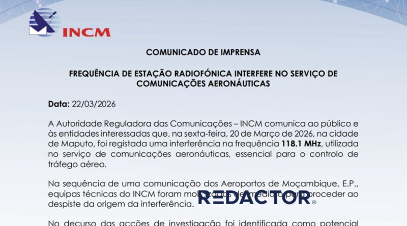 Rádio França interfere nas comunicações aeronáuticas