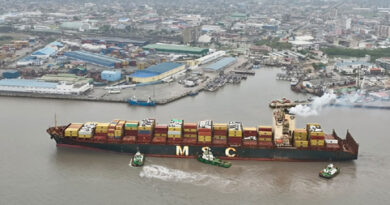 Porto da Beira recebe o maior navio da sua história